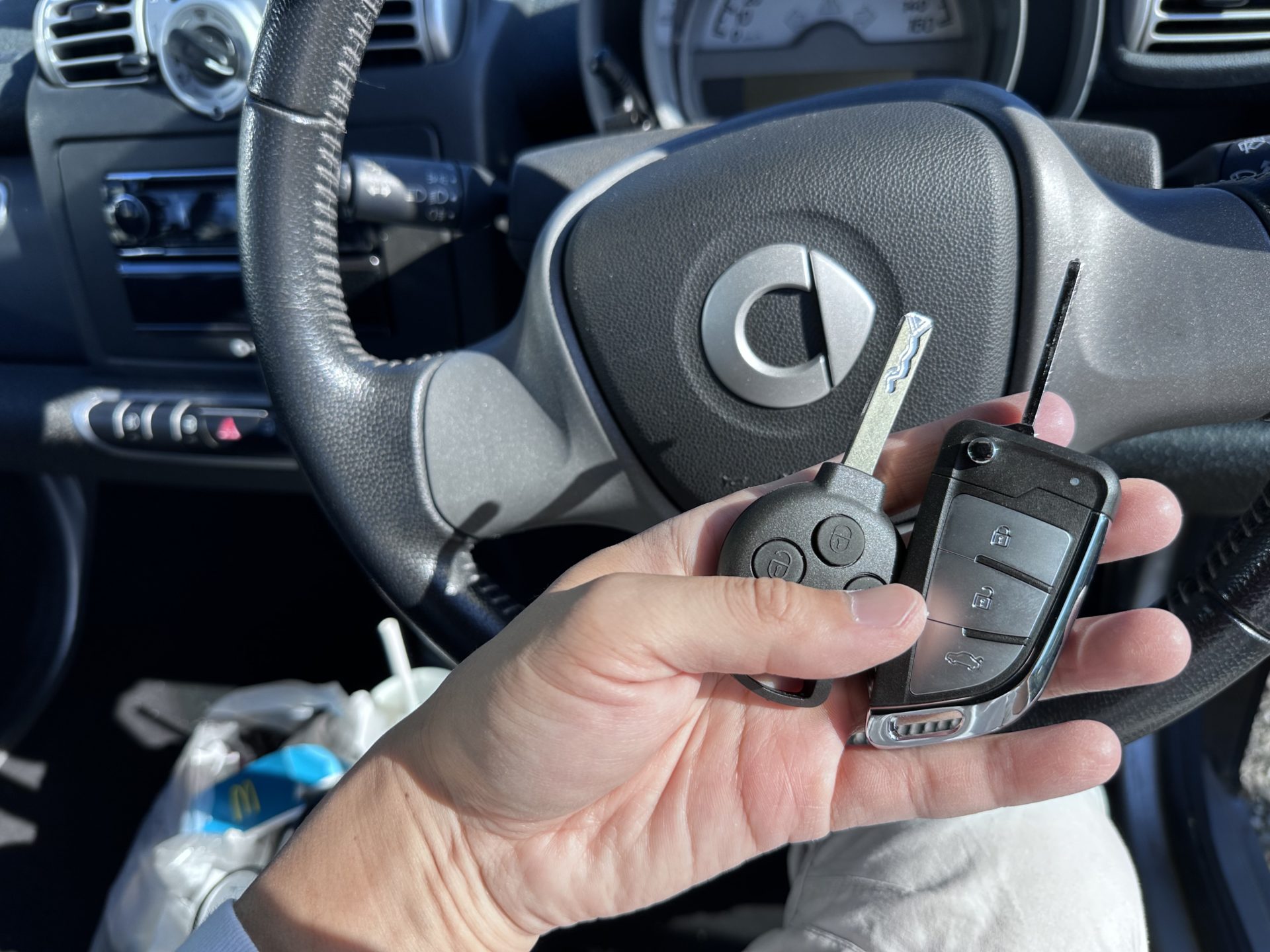 スマート W461 フォーツー鍵紛失作成